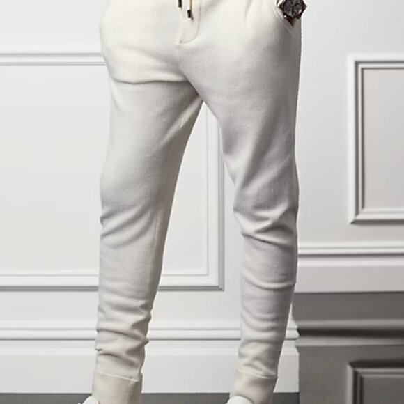 Ralph Lauren Purple Label Men's Wool Cashmere Jogger lounge pants - Picture 12 of 13